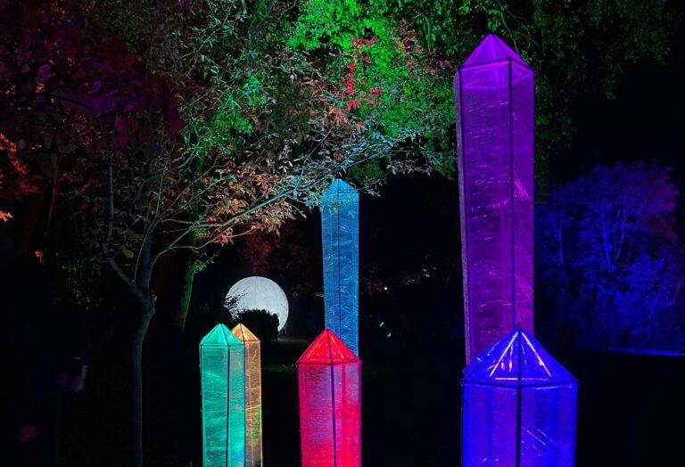 „Flamba Lights“ Lichtshow beim Lichtermeer im Kurpark Laboe